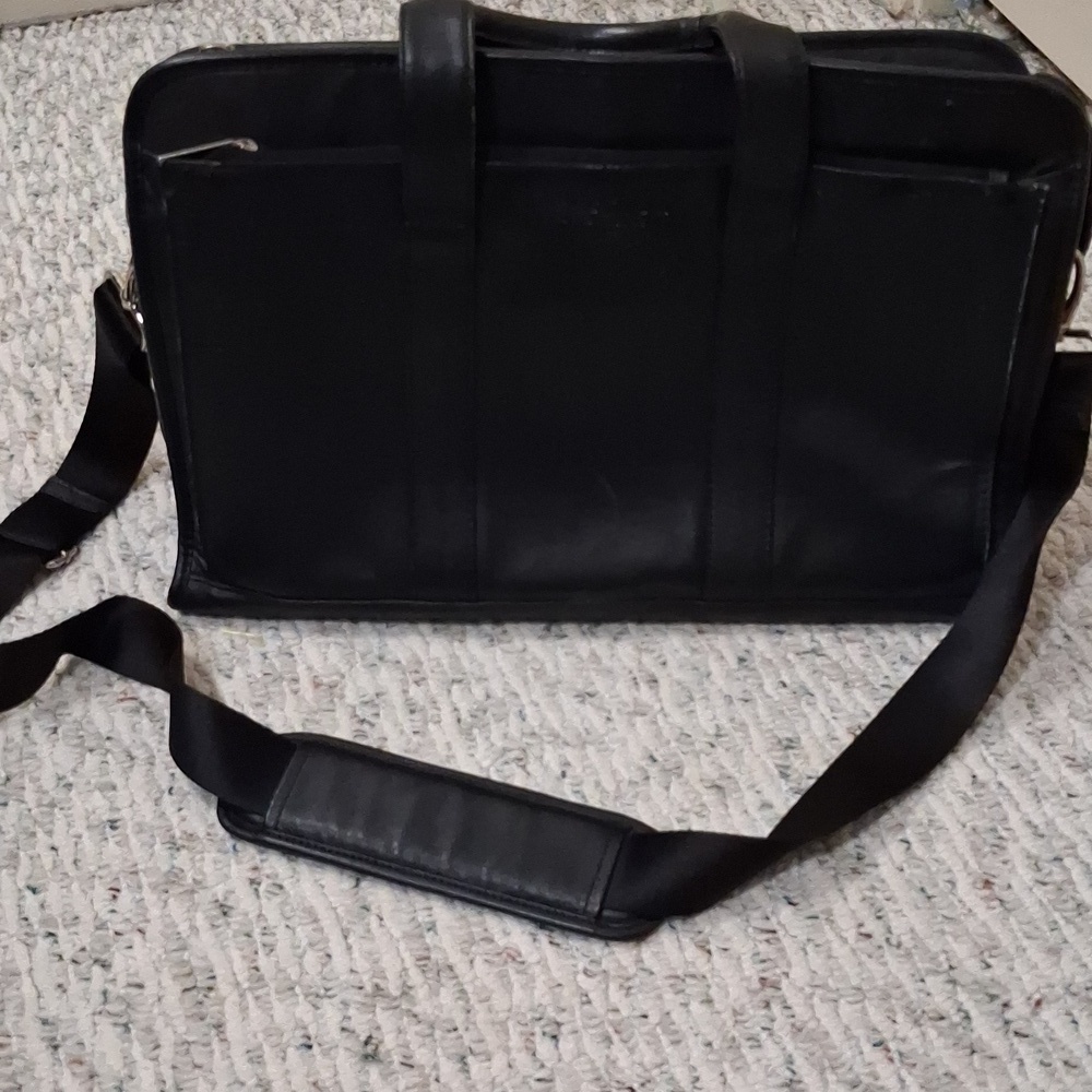 Black Leather Men's Bag